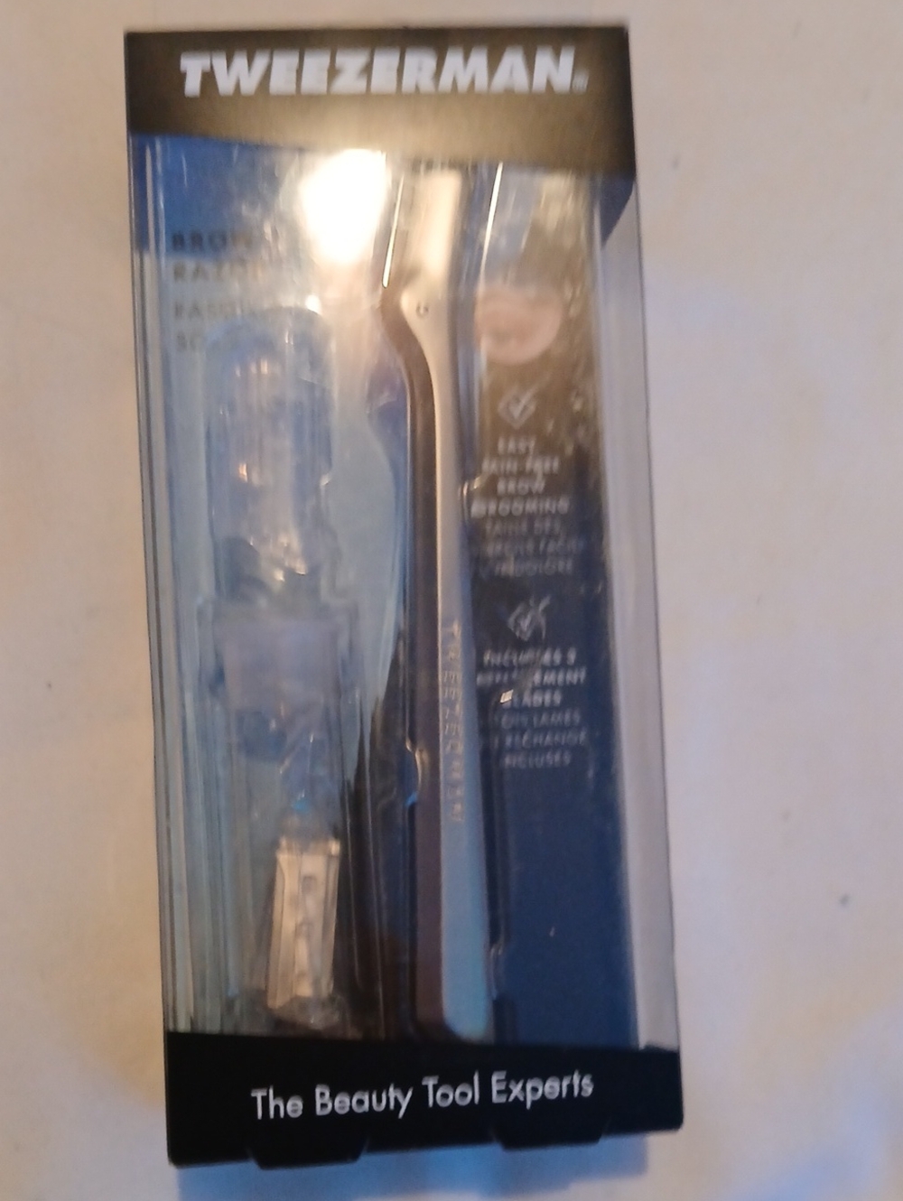 Tweezerman Stainless Steel Slant Tweezer - Silver